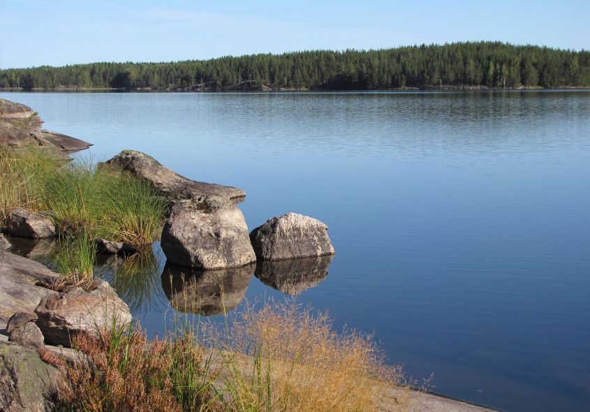 Il lago Saimaa.