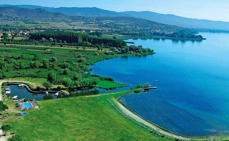 Il lago Trasimeno.