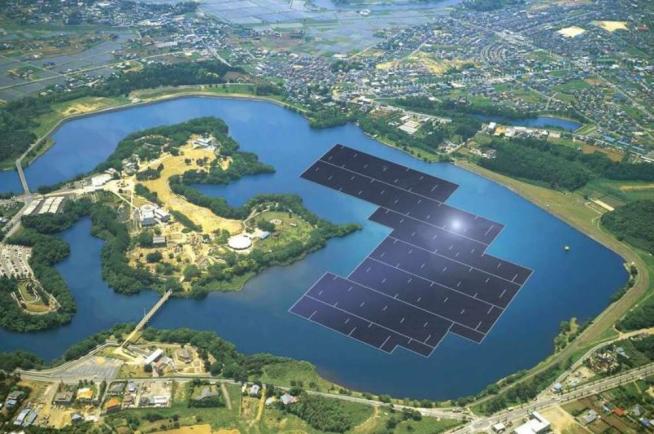Sorge il più grande impianto solare galleggiante